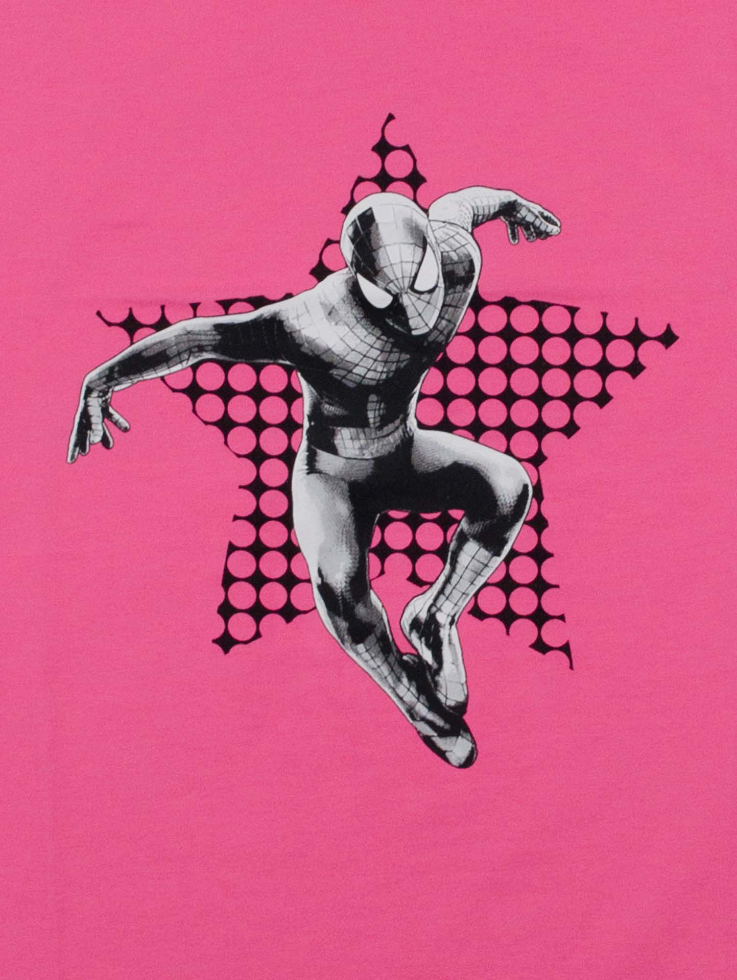 Футболка розовая SPIDER-MAN