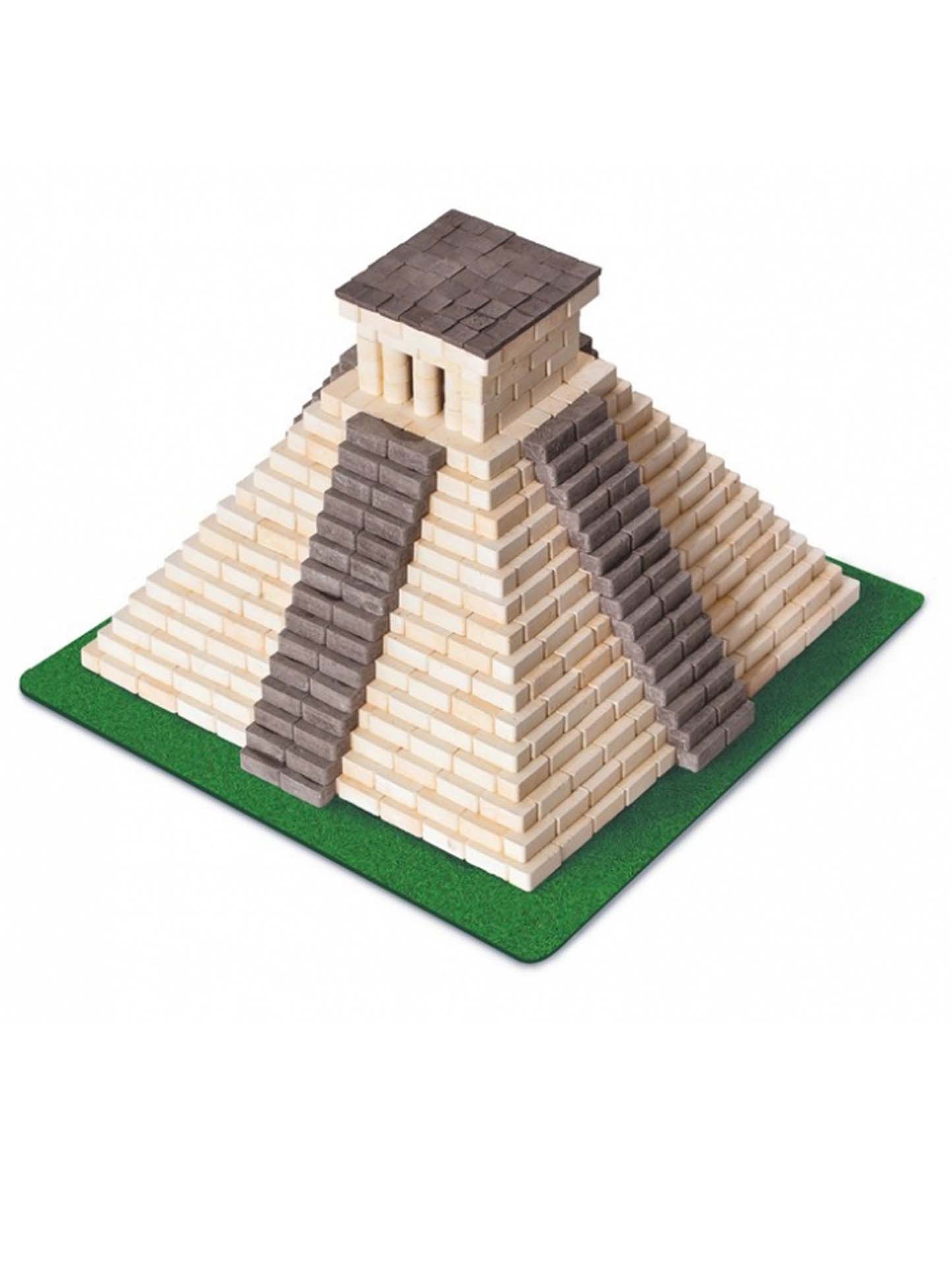 Игрушка-конструктор из настоящих кирпичиков Пирамида