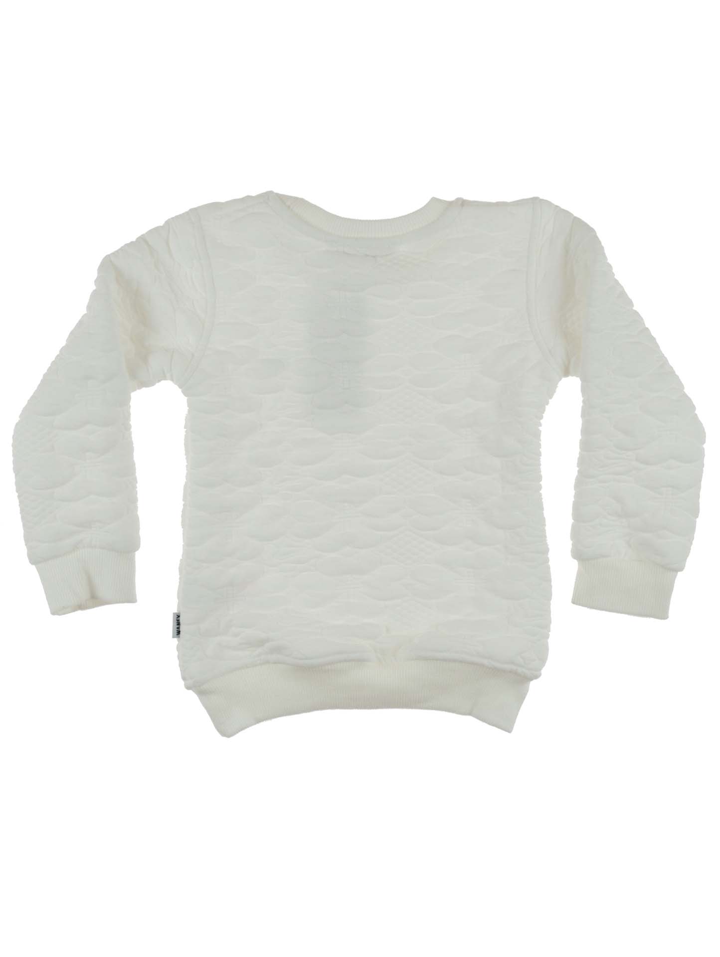 Стильний білий светр