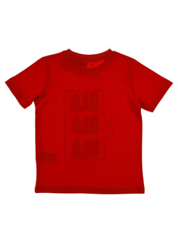 Красная летняя футболка