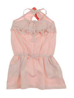 Розовое платье на лето