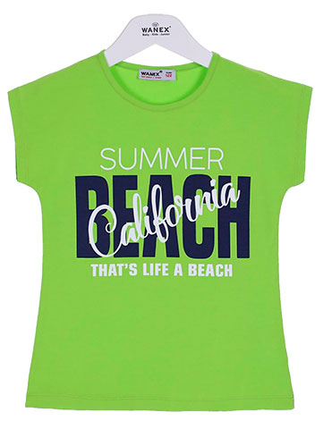 Стильная летняя футболка на девочку Summer